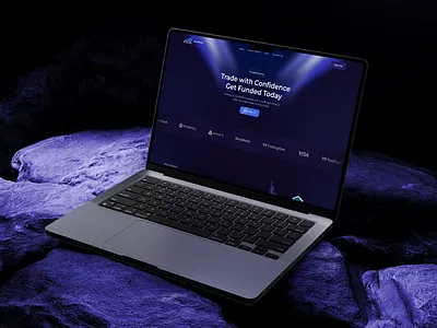 Trading Website b2b bitcoin blockchain clean cyrpto wallet dark design landing page modern product design prop firm trading trading landing page trading platform trendy ui web 3 web design website website design