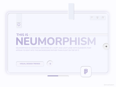 Neumorphism UI Style figma neumorphism ui