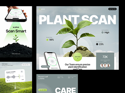 Agriculture Website agriculture branding graphic design landing page logo ui web design website