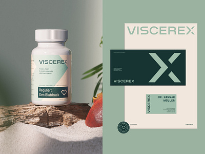 Viscerex Branding and Packaging Design - Supplement 3d brand identity branding emblem health icons label logo logo design medical medicine packaging supplement ui wellness