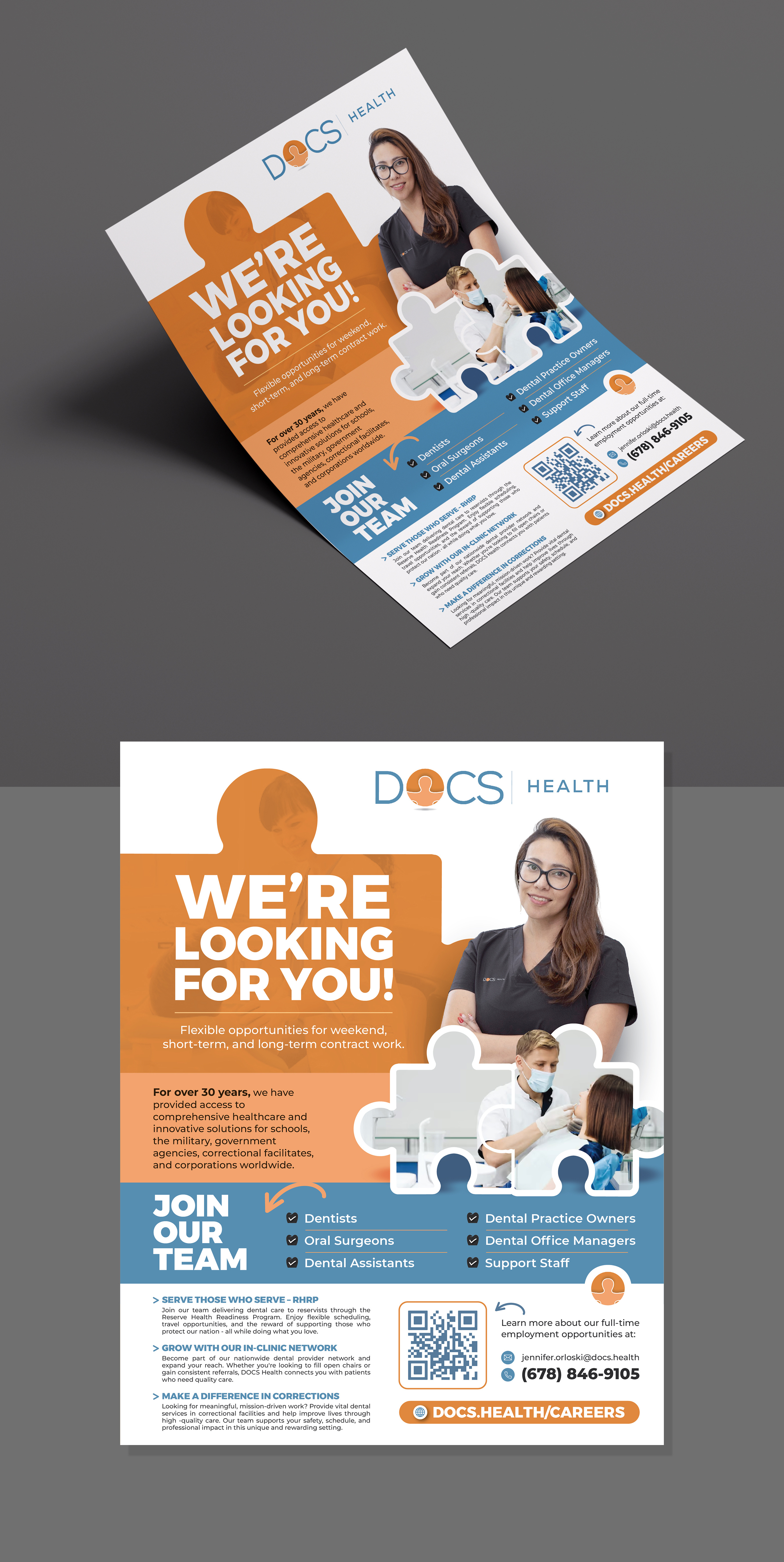 Example of Flyer Design (Single/Double)