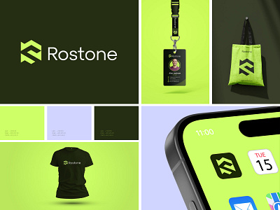 Rostone Logo Design brand identity branding design dribbble graphic design icon identity letter logo logo designer logo mark logo symbol logos r logo realestatebranding realestatelogo vector