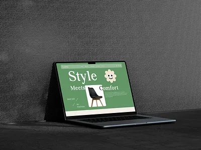 Furniture Landing Page – Elegant, Clean & Built to Convert design ecommerce furniture homepage landingpage uiux webdesign