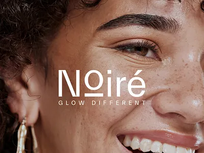 Noire Skin Care Logo Design beautylogo brandidentity branding face wash graphicdesign healthandwellness logo skin care logo skincareroutine typography visualidentity
