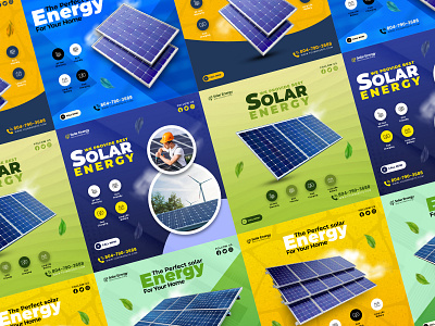 Solar Energy Social Media Post Design