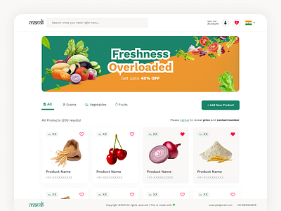 Fresh Picks Daily 3d animation branding creative dailyui delivery dribbble ecommerce graphic design grocery illustration landingpage logo motion graphics ui ui design ux website