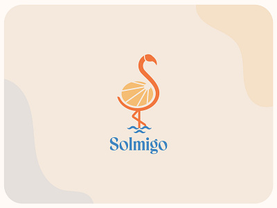 Solmigo logo for a resort business branding custom logo hotel icon logo logo mark resort tour