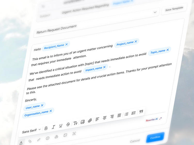 Email UI/UX Design by Hashib Hossain on Dribbble