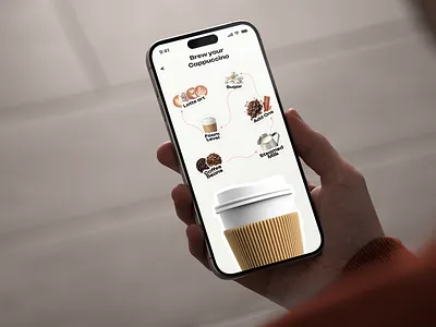 Brew - Coffee Shop Mobile App android animation app app design brew coffee coffee shop creative home screen ios mobile app product design ui user interface ux web design