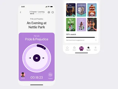 Audio Book Reader App - iOS app book clean design ios mobile player podcast reader ui user interface ux