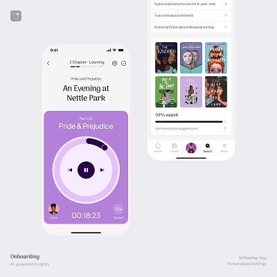 Audio Book Reader App - iOS app book clean design ios mobile player podcast reader ui user interface ux