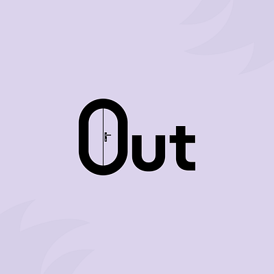 OUT logo Design ai brand design brandindpiration branding design designinspiration designtrends logo logodesigner logomaker logotype visualidenty