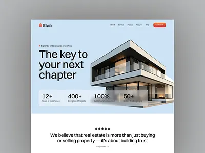 🏡 Real Estate Website UI architectural architecture website build clean header design home home interior interior landing page minimal real estate real estate webdeign ui ui ux website
