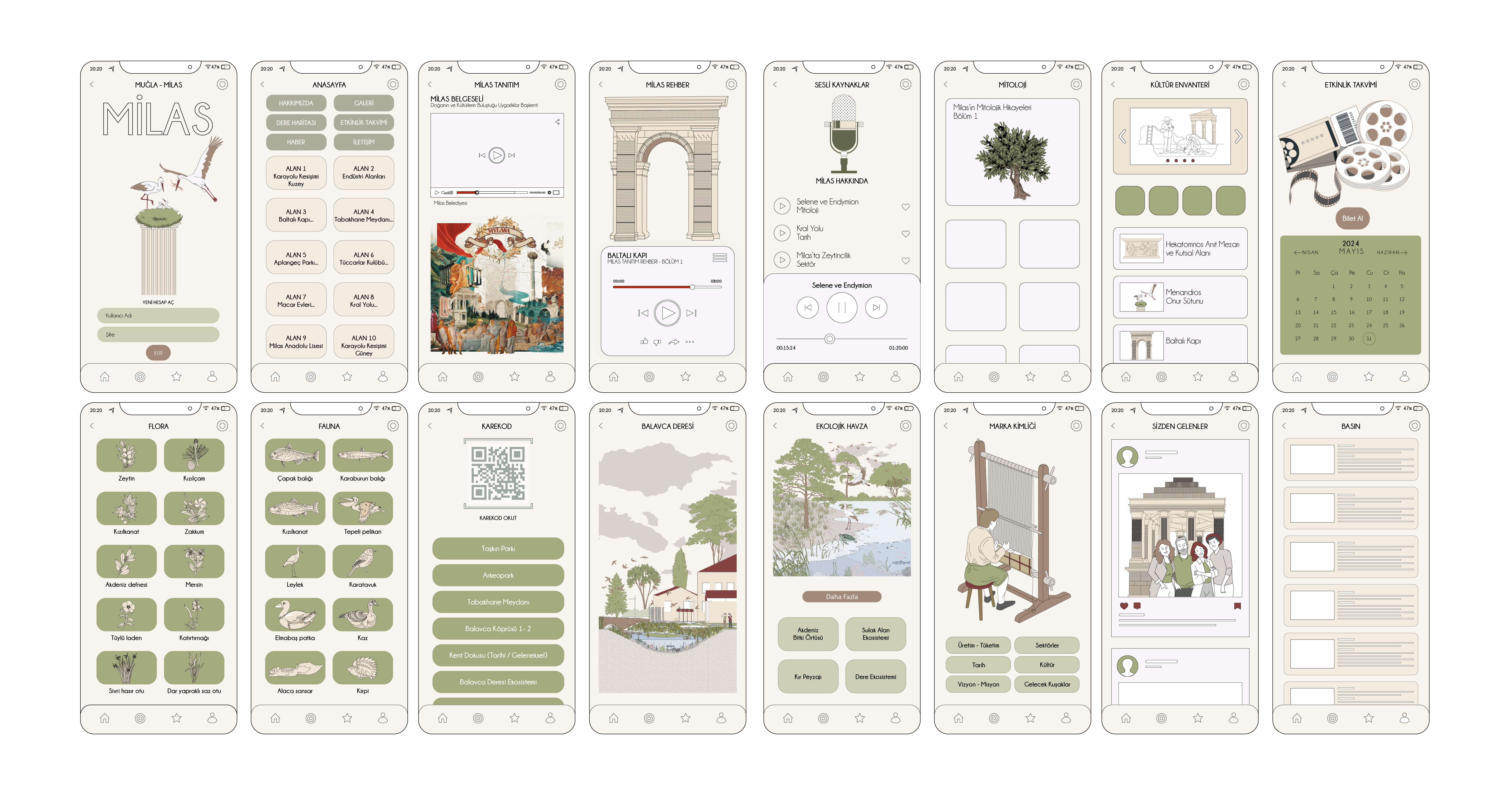 UI - UX Wireframes - Milas/Balavca - 2024 art artist aso device graphic design marketing marketing artist marketing design mobile app product product designer product manager prototype ui uiux user experience user interface ux web design wireframes
