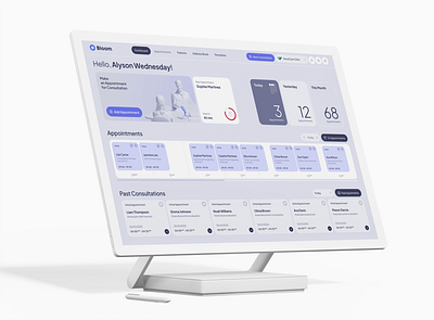 Voice-to-Text EMR Platform app application clinic company dashboard emr figma medical recognize ui ux voice to text