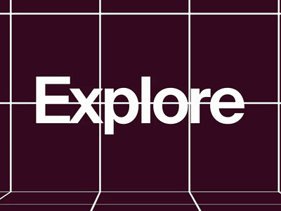 Explore New Worlds - Typographic Animation 3d 3d animation 3d art 3d modeling 3d spheres abstract 3d colorful creative creative visuals dark red background design explore exploring lines spheres typface typo typographic design typography