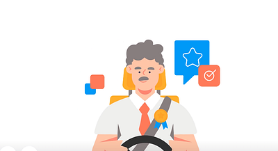 🚖 Cab Service Explainer Video 2danimation aftereffects appdesign cabservice explainervideo motiondesign productanimation productvideo saasvideo uianimation