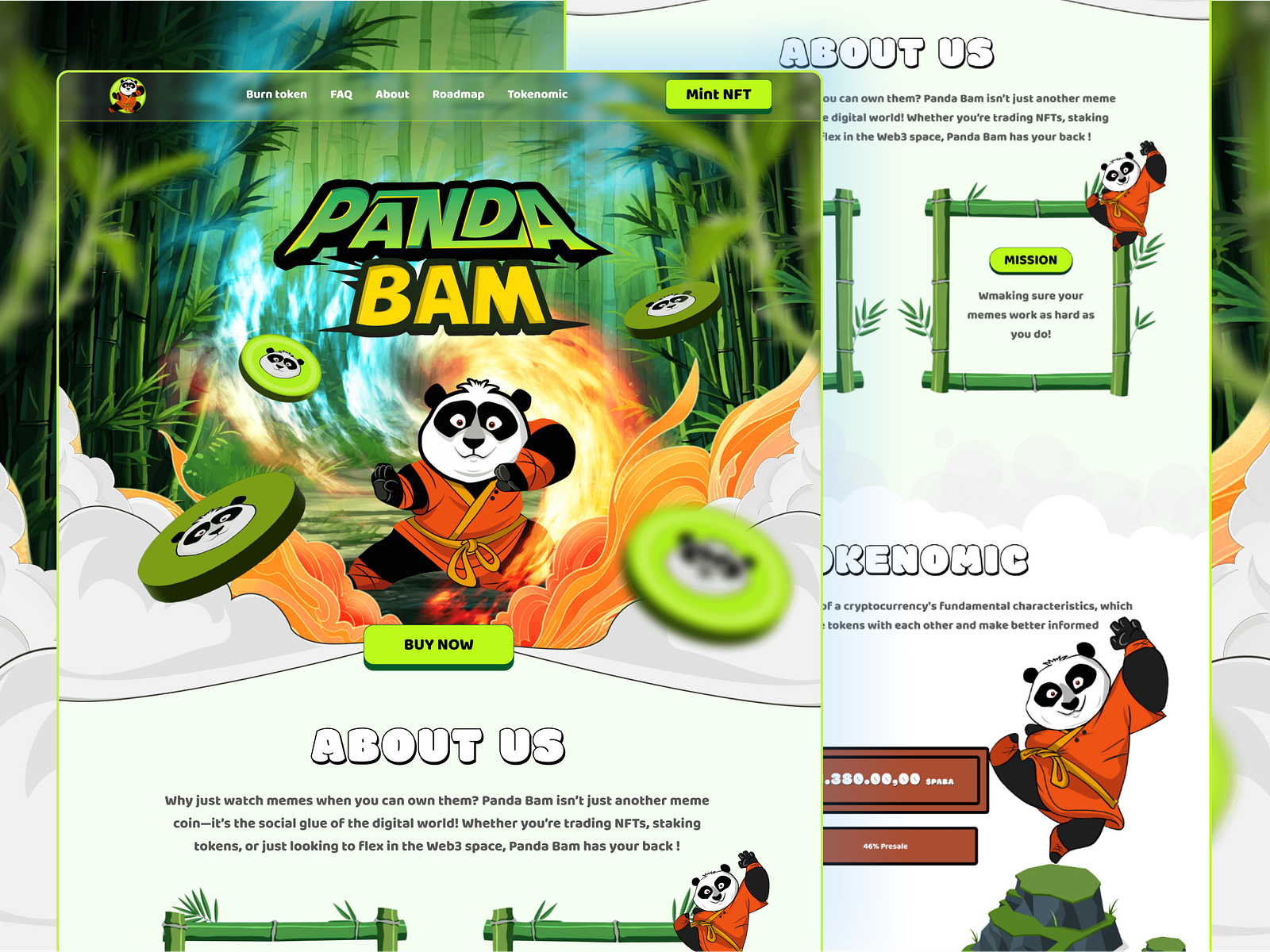 Panda Coin HTML & Tailwind CSS Website Template by Arafat UIX on Dribbble