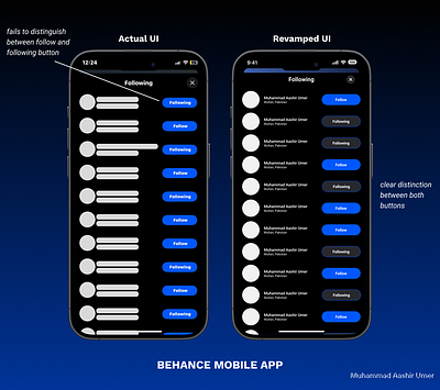 Behance Ui Revamp figma graphic design product design ui ui visuals uiux