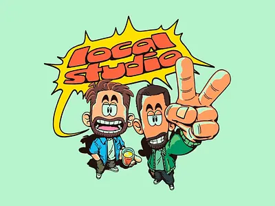 Local Expressions Grid 3d art 3d design 3d illustration 3d rendering charecter design cheerful cheerful design creative digital art fun graphic design illustration local men illustration playful typographic design typography vibrant