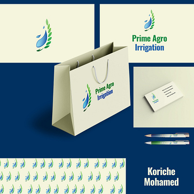 Prime Agro Irrigation - Branding & Identity branding design graphic design graphicdesign illustration logo logodesign prime agro irrigation visual identity visualidentity