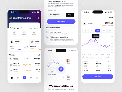 Smart Finance Mobile App Design app design clean ui design digital finance finance finance app finance ui financial technology fintech design fintech ui investment app mobile app design mobile app ui money management saas design ui uiux design user interface ux design wealth management