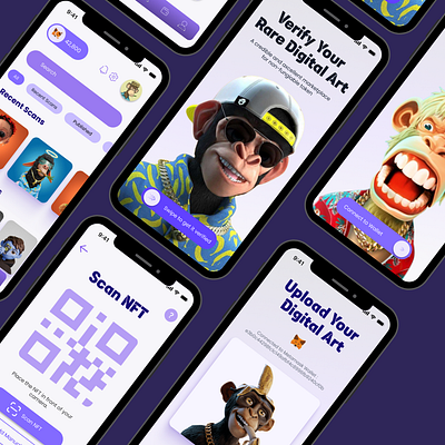 IDX NFT Verification App certificateoforiginality dribbbleshot nftplatform nftverification uidesign uxcasestudy web3design