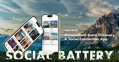 Personalized Event Discovery & Social Connection App Case Study appdesign appprototype case study designcasestudy designprocess digitaldesign eventapp interactiondesign mobileapp personalization productdesign socialapp socialnetworking ui uidesign uiinspiration userexperience userinterface uxdesign uxresearch
