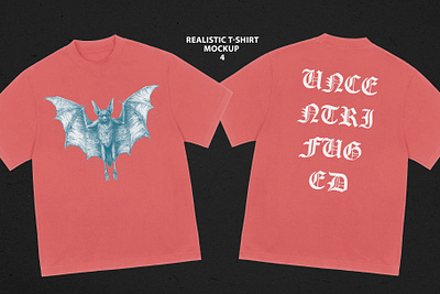 Realistic T-shirt Mockup 4 womens
