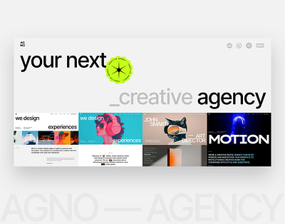 AGNO - Creative Agency WordPress Theme agency elementor theme ui ux web webdesign website wordpress