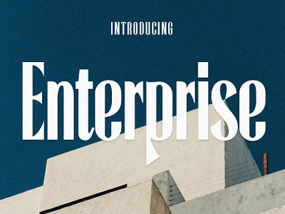 Enterprise Typeface | Early Bird 50%