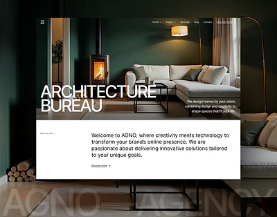 AGNO - Creative Agency WordPress Theme architecture elementor interior theme ui ux web webdesign website wordpress