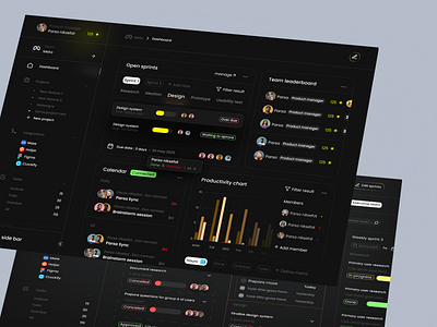Sprint Management Platform for Design Teams darkui dashboarddesign designsprint designsystem interfacedesign productdesign saas uidesign uxdesign uxtools