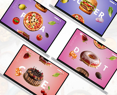 3D Animated Figma Design by Food and Bakery 3d 3d figma design animation branding figma designer graphic design restaurant landing page uiux designer