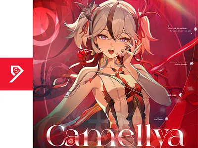 Camellya camellya design game graphic design poster poster design wuthering waves wuthering waves camellya wuthering waves poster wuwa