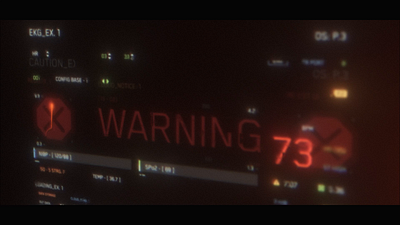 ECG HUD after effects animation design fui hud illustration illustrator interface ui ux