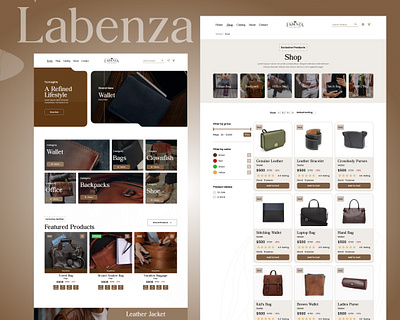 Ecommerce Website UI UX Design - Labenza app design e commerce e commerce website ecommerce ecommerce app ecommerce website landing page mobile app design ui ui design ux ux design web design website design