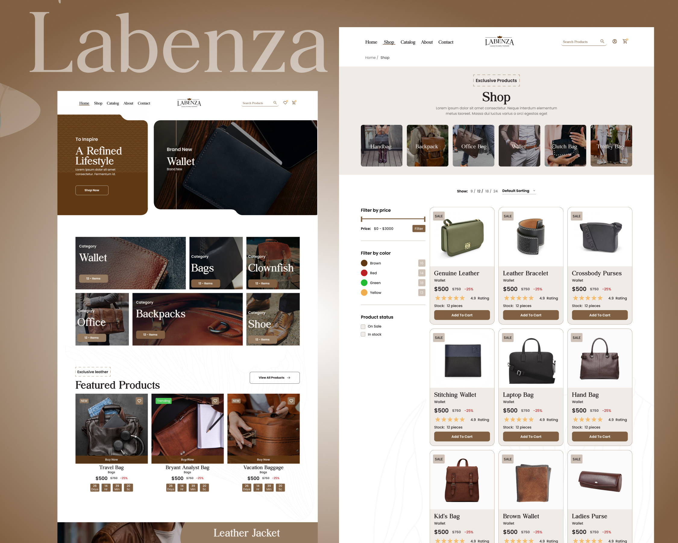 Example of E Commerce Website Design