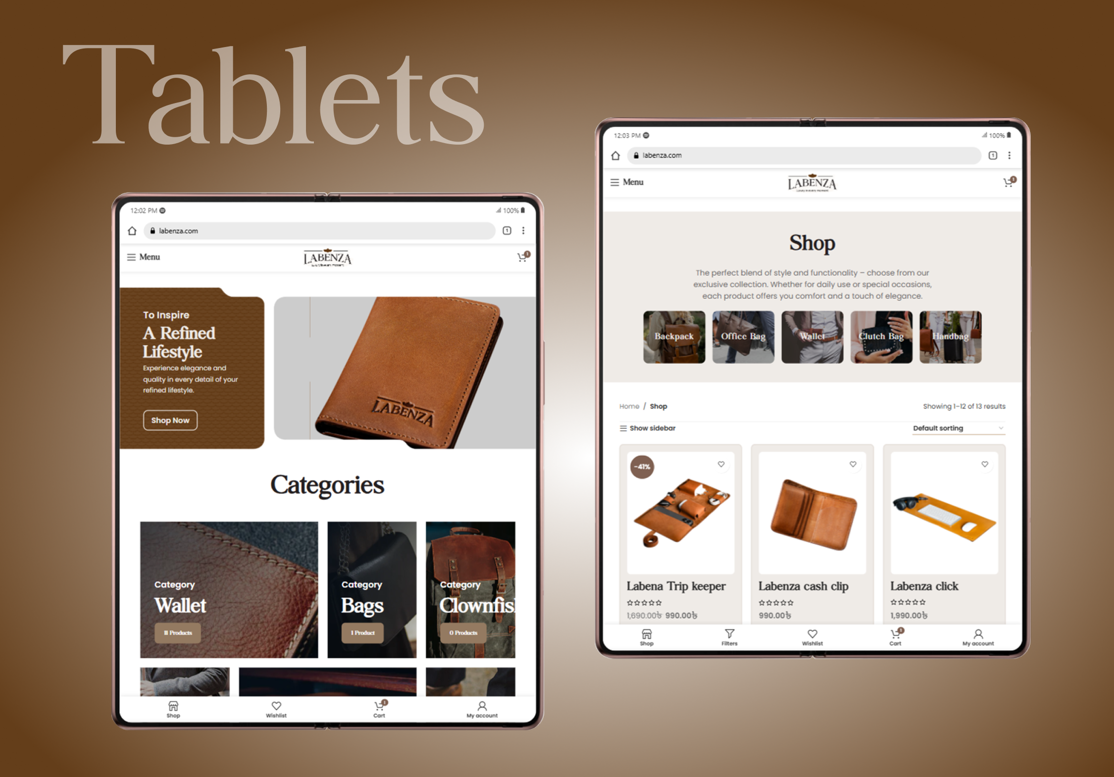Example of E Commerce Website Design
