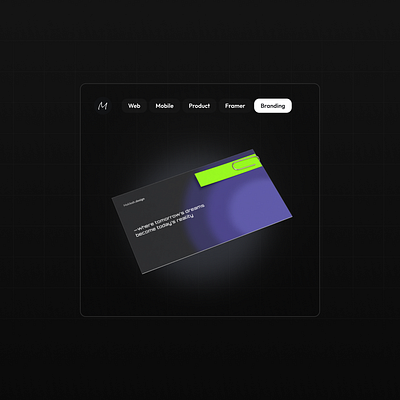 Business card business card design ui