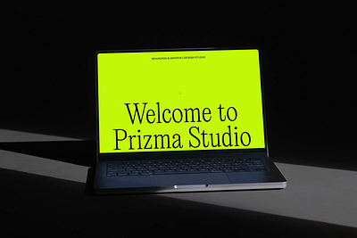 Prizma Studio - Brand Identity and Web Design agency black branding case interactions portfolio studio ui website