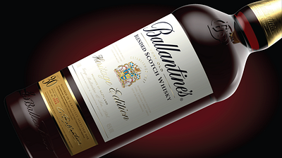 Ballantine's 30 Year Old - Heritage Edition 3d alcohol branding brand identity elegant label design heritage brand identity heritage branding high end beverage design limited edition whisky luxury brand storytelling luxury packaging packaging design premium spirits branding product visualization typography design whisky packaging design