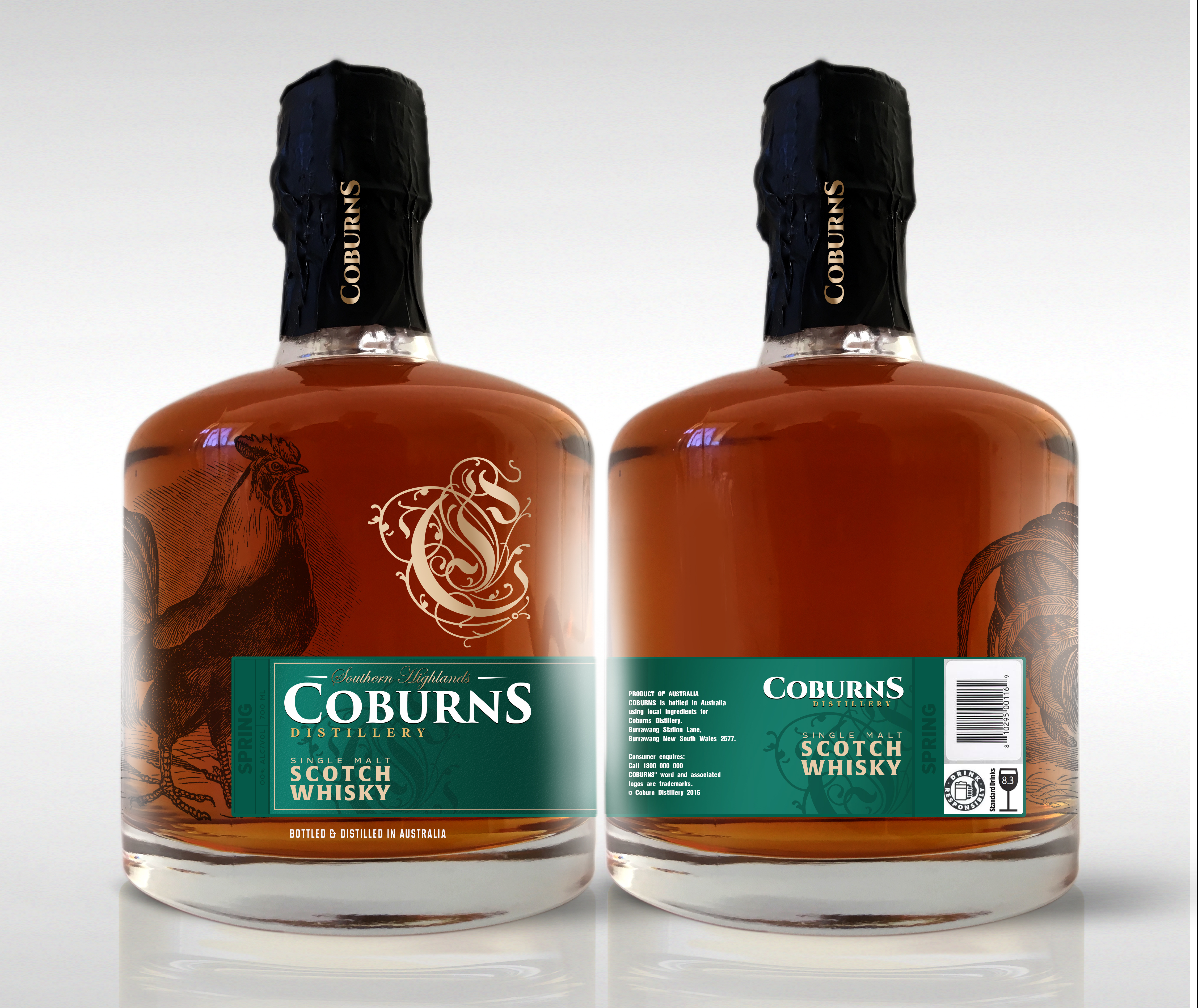 Coburns Distillery – Seasonal Single Malt Whisky alcohol branding australian whisky brand identity creative direction foil print design heritage branding high end alcohol packaging luxury beverage branding luxury branding packaging design premium label design seasonal design system seasonal packaging single malt whisky packaging spirit label design typography design whisky label design