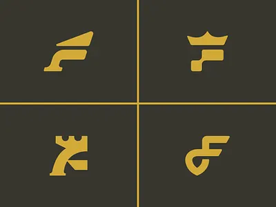 Fashion, Clothing Letter F Logo Collection branding branding kit clothing brand f logo fashion logo letter f logo logo logo design monogram logo