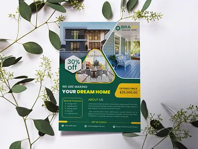 Real estate flyer design banner branding design brochure design bussiness card design design flyer flyer design graphic design logo design poster poster design real estate flyer design
