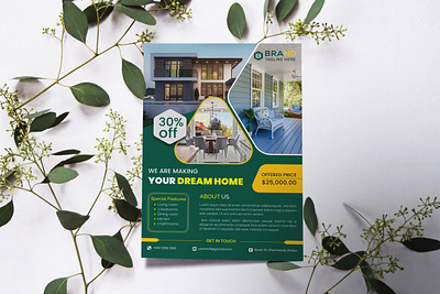 Real estate flyer design banner branding design brochure design bussiness card design design flyer flyer design graphic design logo design poster poster design real estate flyer design