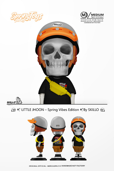 Hello! My Name is Little Jhooon - SKILLO 2025 3d 4d branding character collection figure mascot toys
