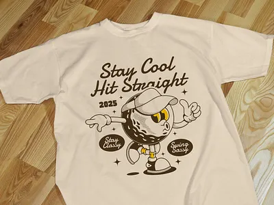 Stay Cool, Hit Straight! adipra adipra std adipra studio golf apparel design