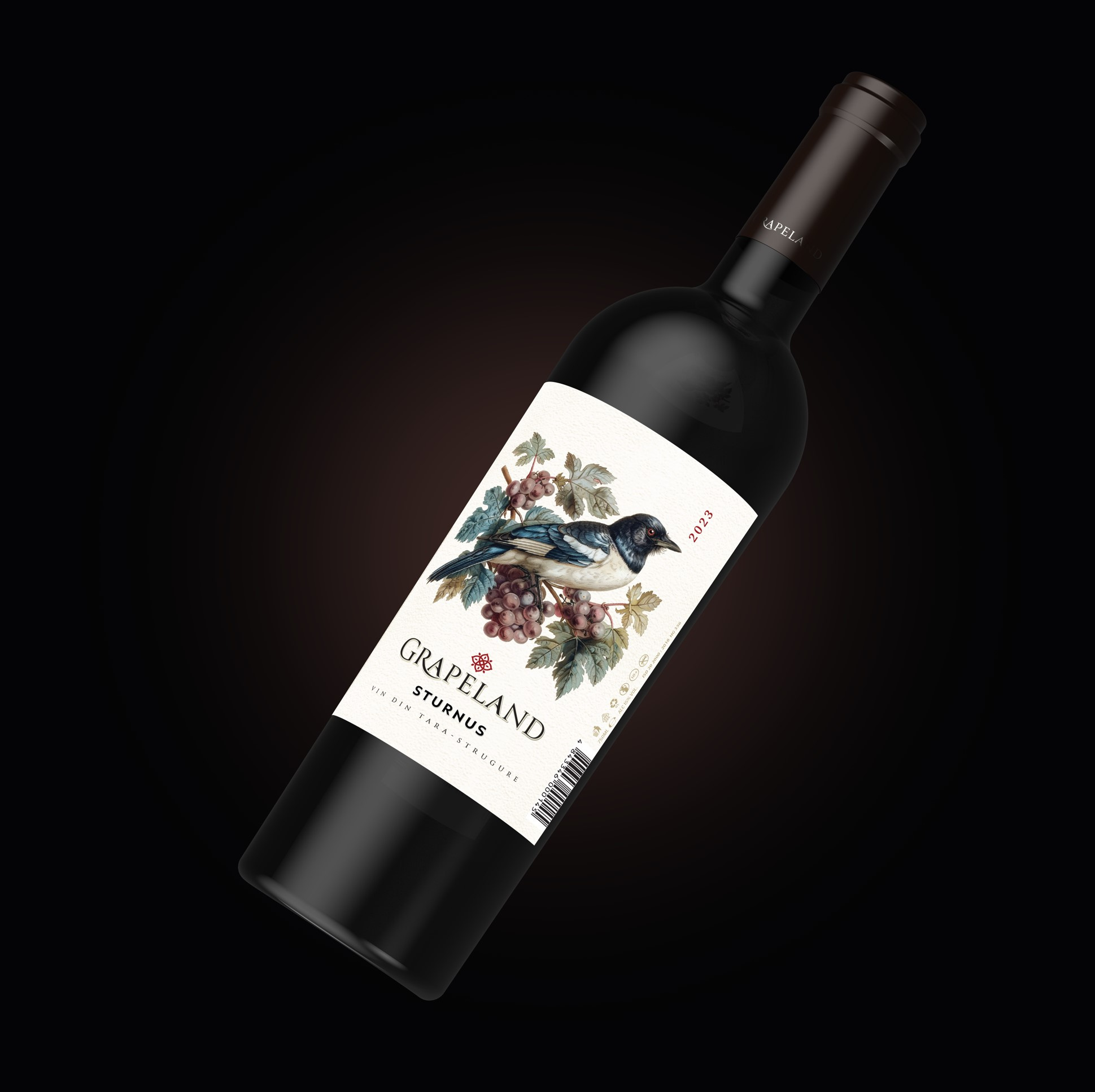 Grapeland Wines — Where Nature Shapes the Narrative biodiversity brand identity illustration label design nature inspired design packaging design product storytelling sustainable design wine branding wine label design wine of moldova