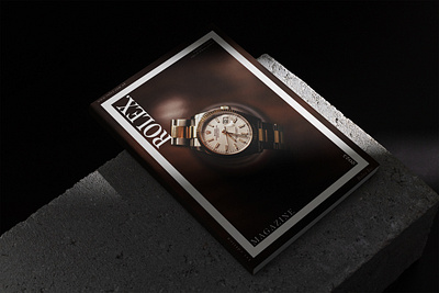 Rolex Magazine Design (Article Magazine Project) app branding design graphic design illustration logo typography ui ux vector
